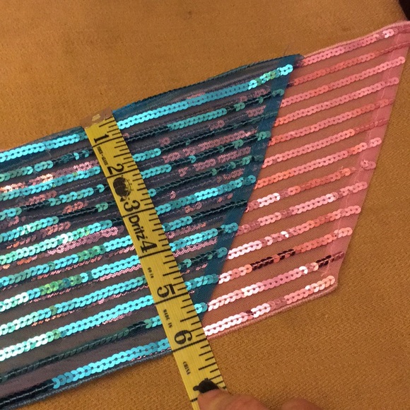 Sequined Dual Purpose Bohemian Belt Or Scarves - Picture 3 of 4